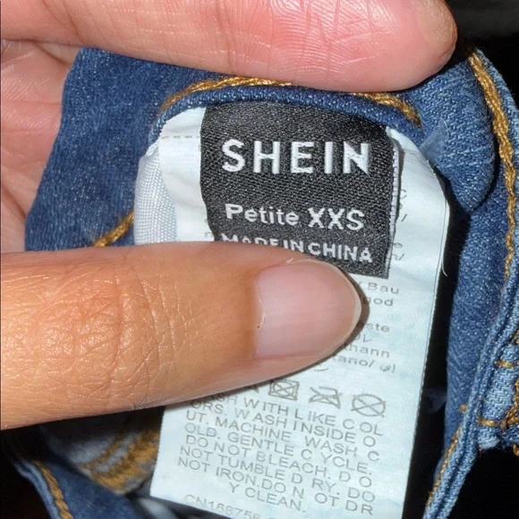 Petite High Waisted Flare Leg Jeans - Picture 8 of 8